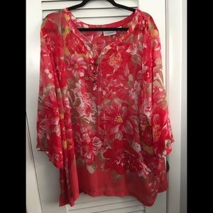 Avenue brand tunic style over shirt